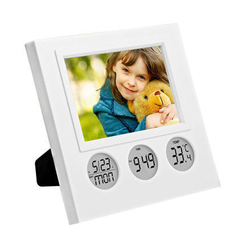 Bubble Photo Frame with Clock