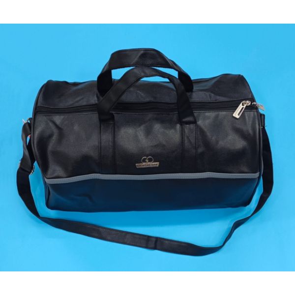 Black and Blue Travel Duffle Bag 