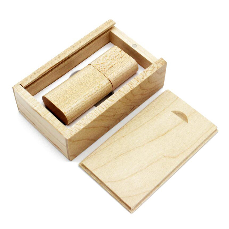 USB Wooden Pen Drive With Box