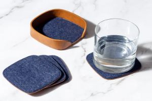 Squircle Felt Coaster Set