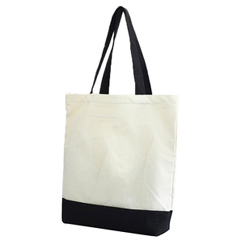 Black Handle Canvas Bag