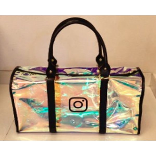 PVC Clear Rainbow Duffle bag