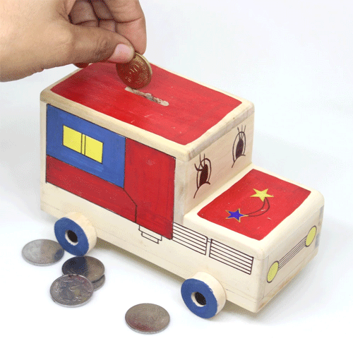 Truck Shaped Piggy Bank