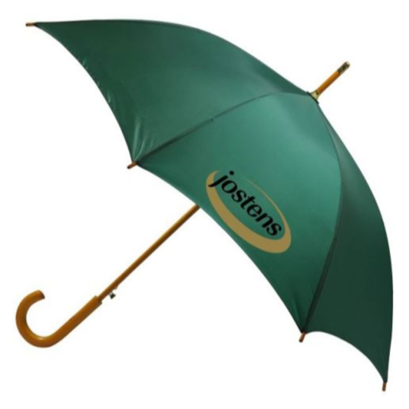 23 inch J Shape Wooden Handle Auto Open Umbrella