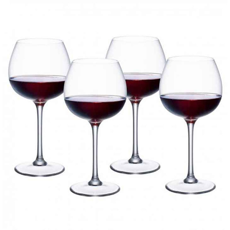 Red Wine Goblets Set of 4