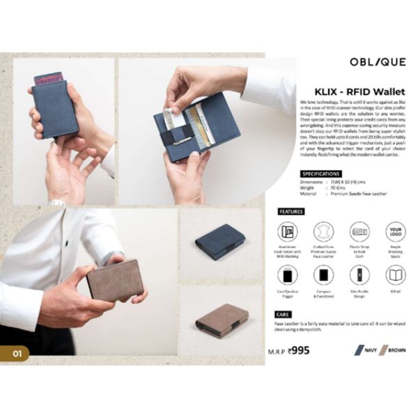 Klix RFID Wallet