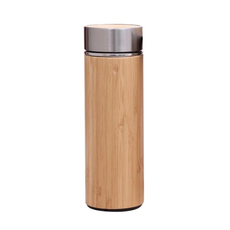 Bamboo Flask Thermos 