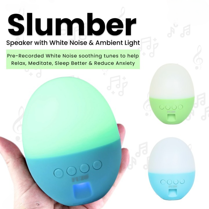 Slumber Speaker with White Noise and Ambient Light