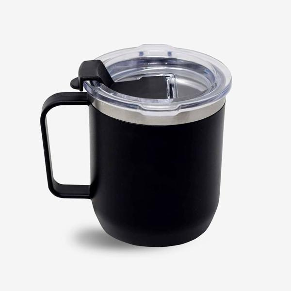 Oscar- Stainless Steel coffee mug with handle 