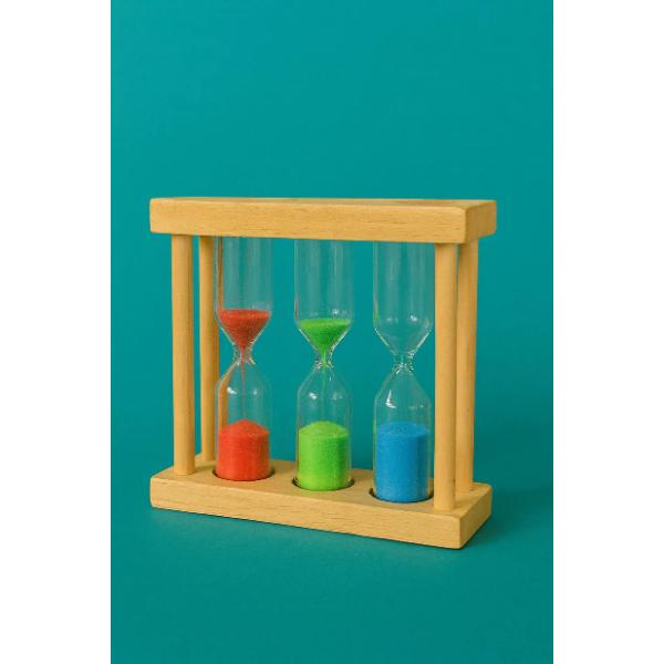 3 in 1 Colorful Sand Timer Set