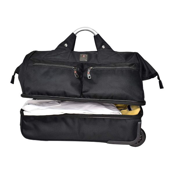 Double decker sales trolley bag