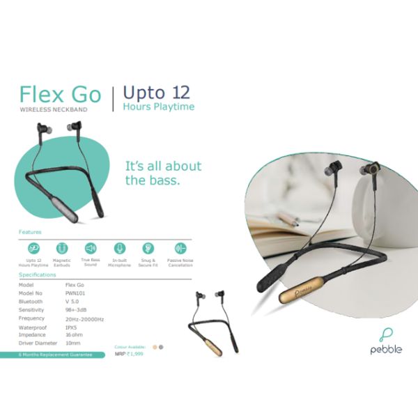 Pebble Flex Go Wireless Neckband