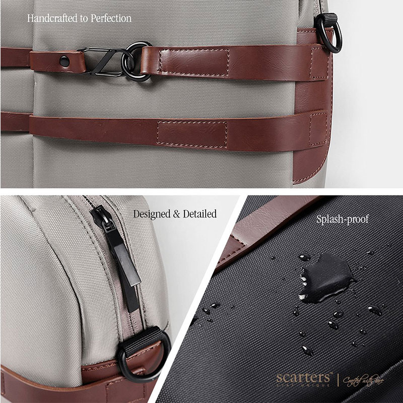 Matt Grey Laptop Messenger Bag - Corporate Gifting | BrandSTIK