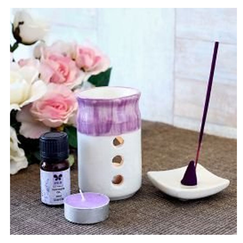 Iris Fragrance Vaporizer Diya Gift & Tealights - Corporate Gifting ...