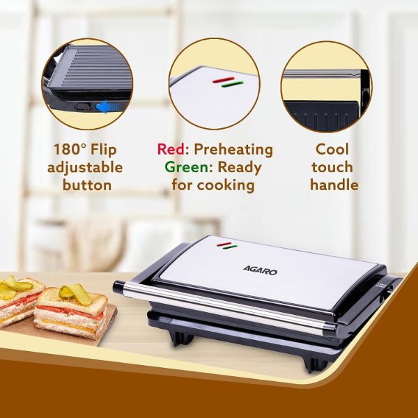 AGARO Deluxe Sandwich Maker