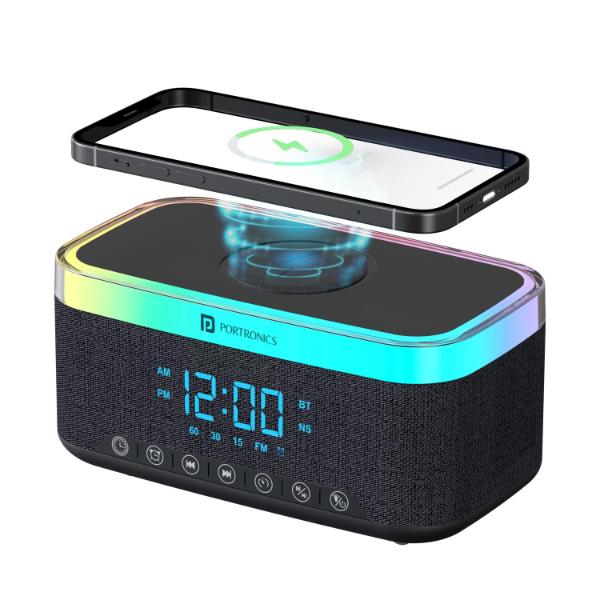 Portronics TRIFUSION 16W Bluetooth Speaker with Wireless Charging