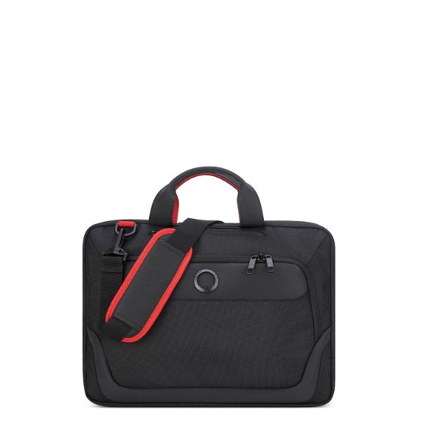 Delsey Black Laptop Roller Case