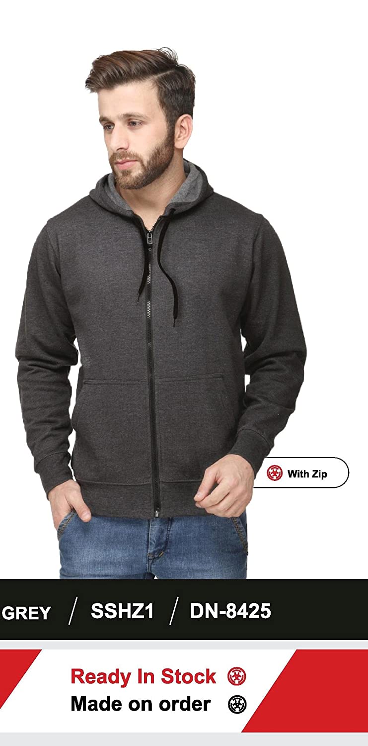 400Gsm Sweat Shirt With Zip