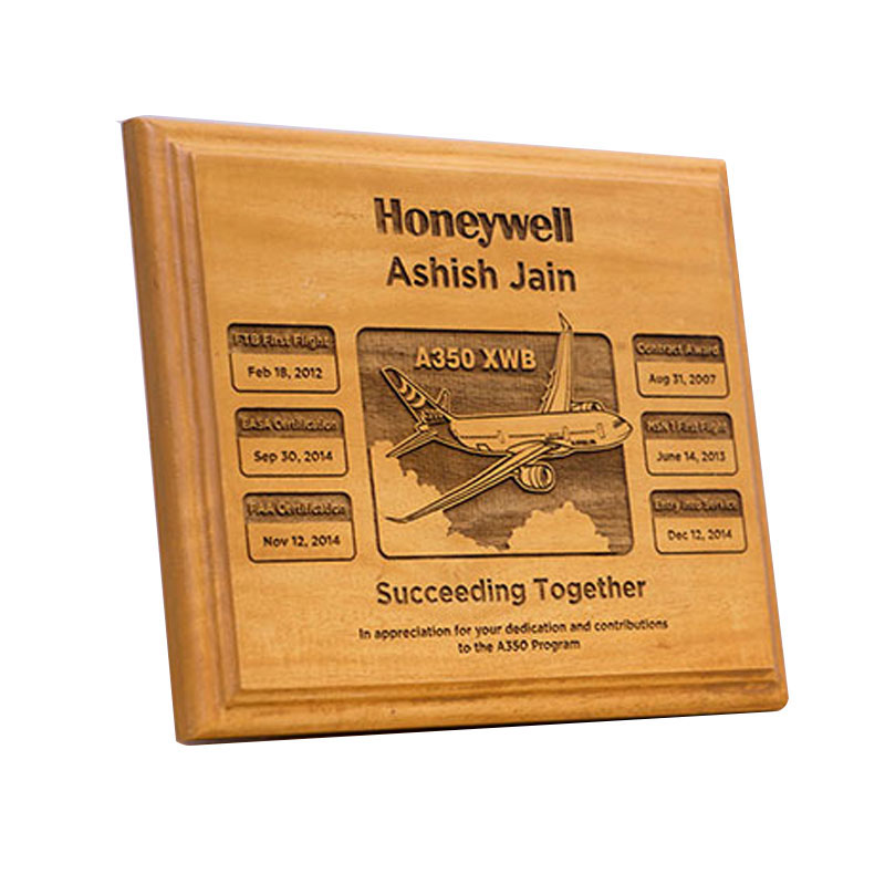 Alderwood Finish Plaque