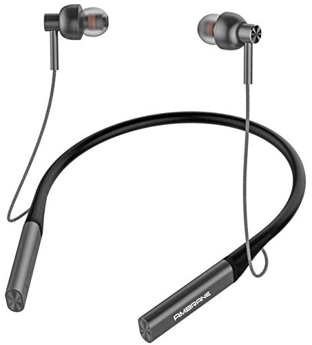 Ambrane Wireless Neckband Earphones 