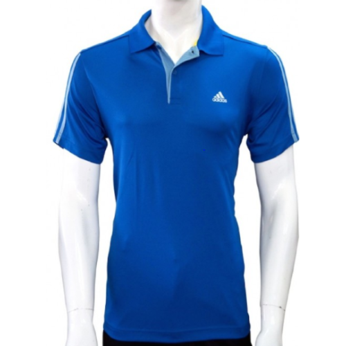 Adidas Collar Tshirt Blue