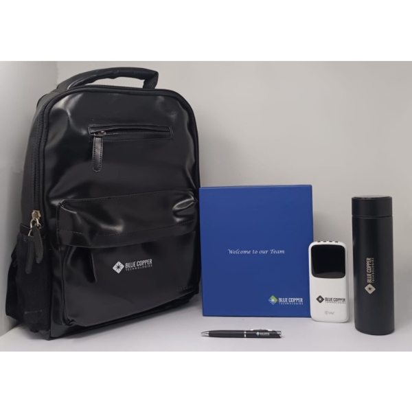 Best employee welcome kits for Blue Copper