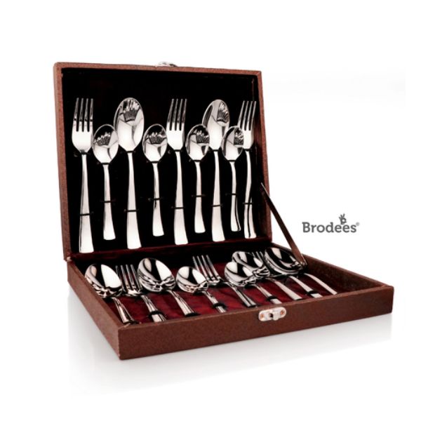 Brodees Stainless Steel Vintage Cutlery Set Of 18 Pcs