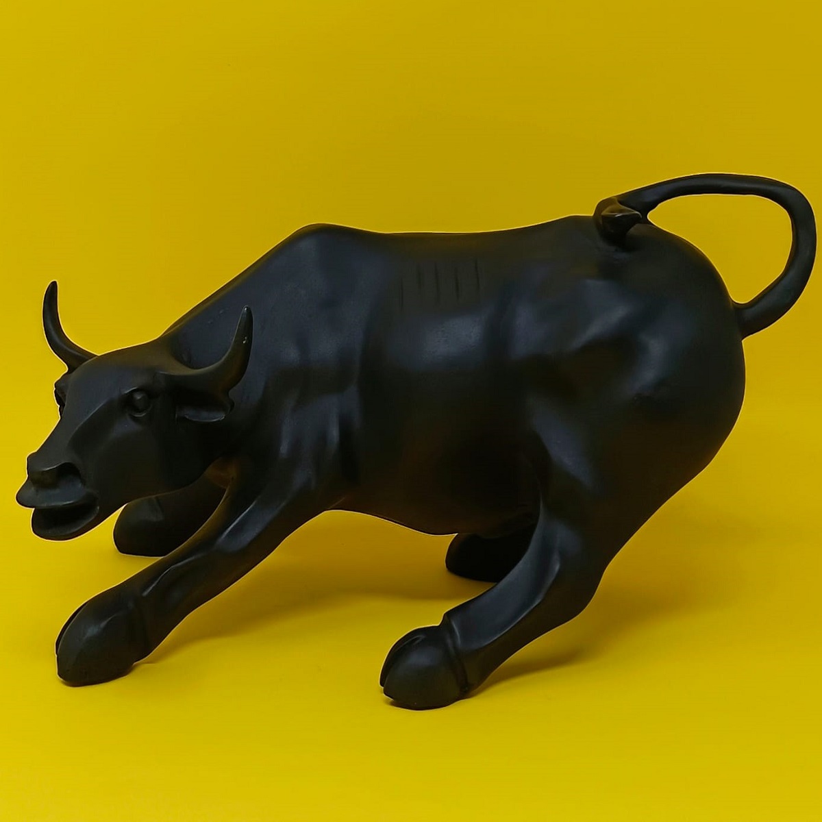 Bull Abstract Strength Figurine