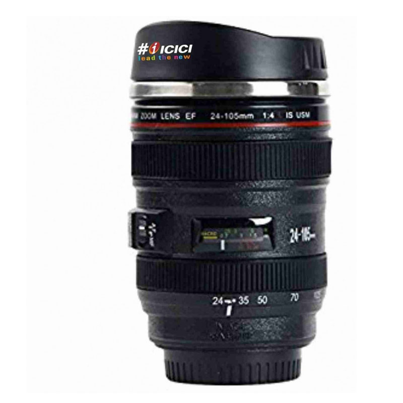 coffee camera lens mug