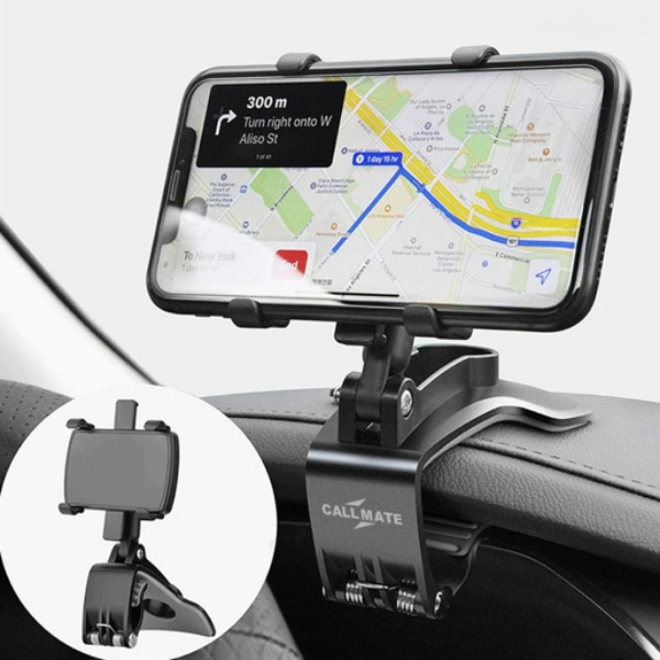 Car Dashboard Phone Holder Mount Mobile Clamp Stand