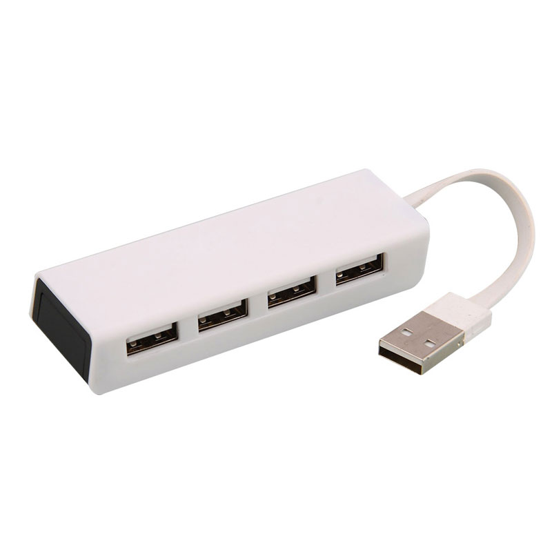 Compact 4 USB hub with Mobile Stand