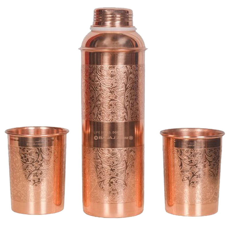 Copper Bottle Gift set