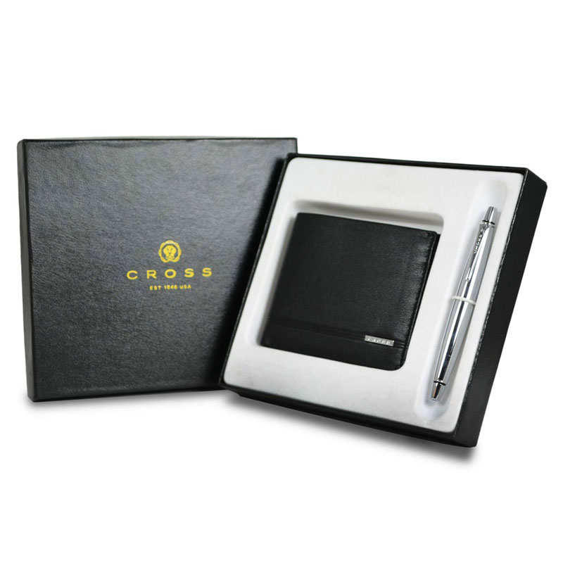 Cross Classic Century Wallet with Pen Gift Set