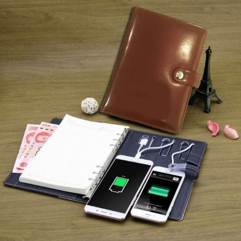 Diary with built in Power Bank
