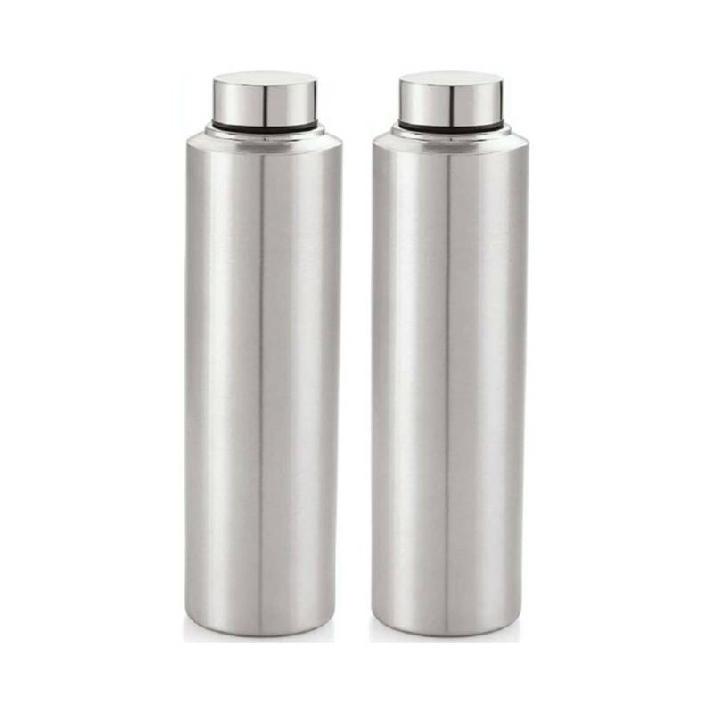 Stainless Steel Finish 1000ml Metal Bottle