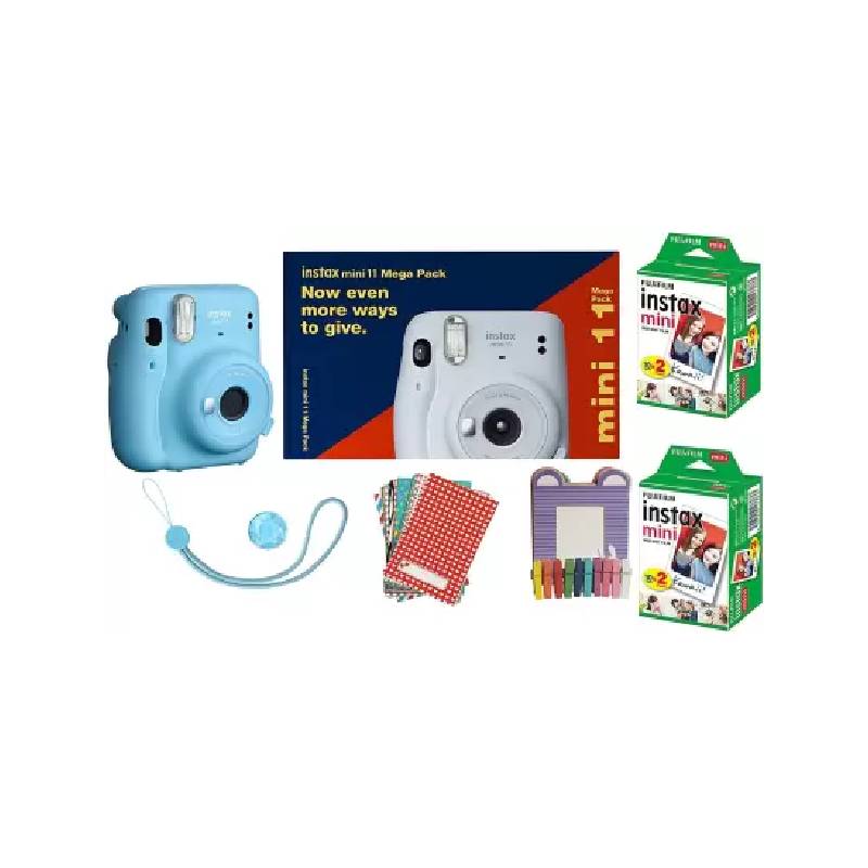 Fujifilm Instax Mini 11 Bundle Pack- Sky Blue
