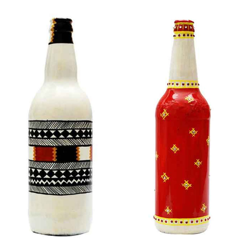 Hand Painted Bottle