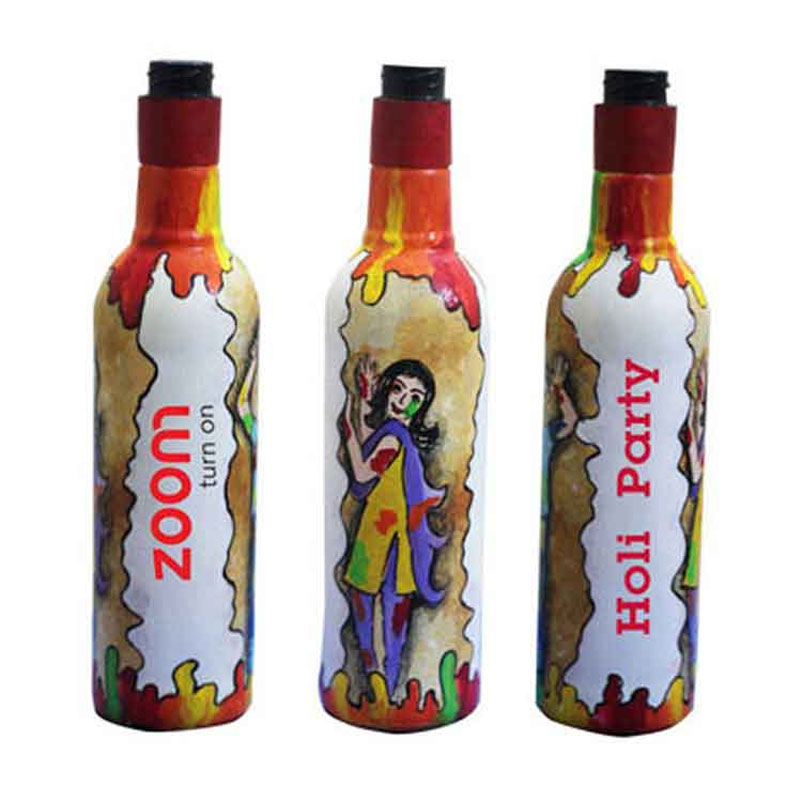 Hand-Painted Bottle