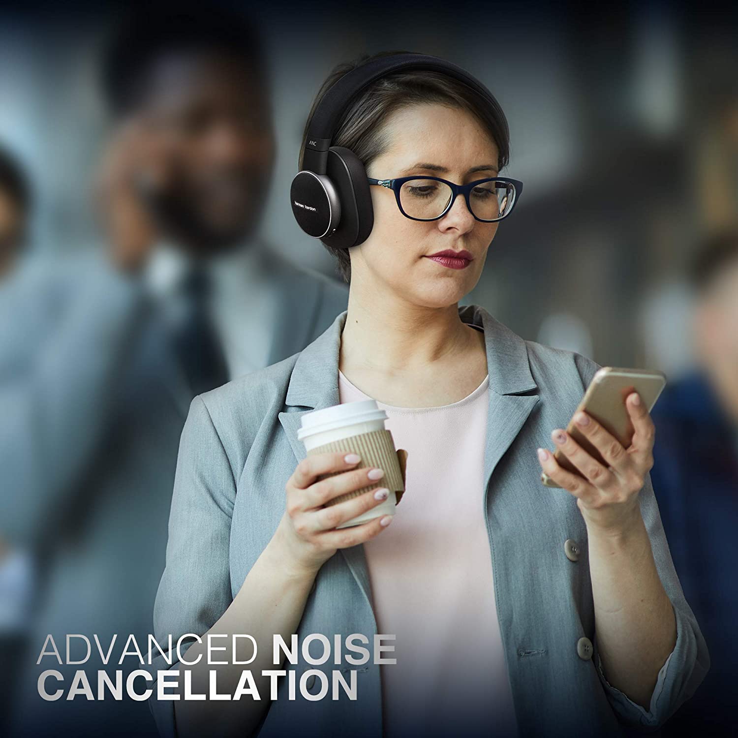 Harman Kardon Fly ANC Wireless Over Ear Headphone with Active