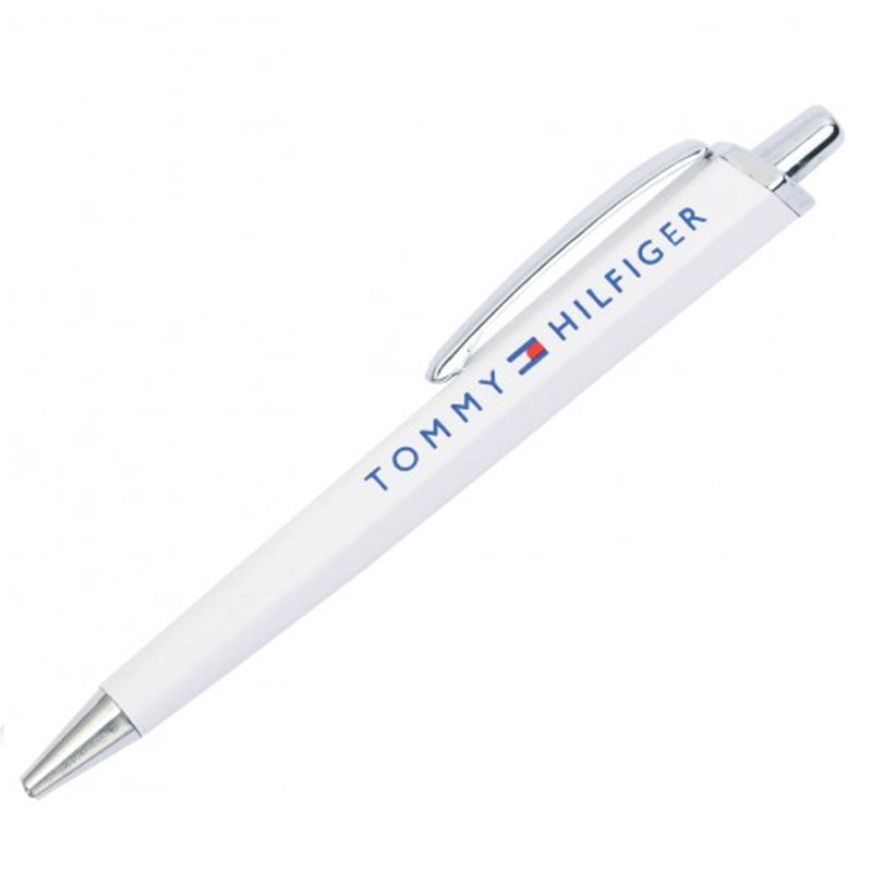 Hexagonal White Opac Chrome Parts Pen