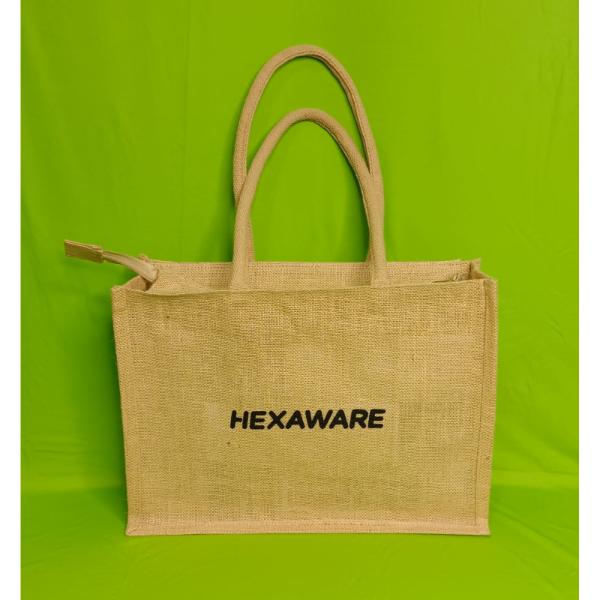 Customized Jute Bag for Hexaware