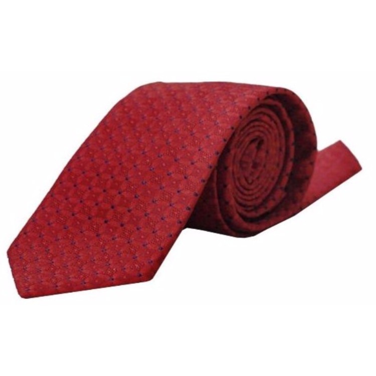 Blackberry Maroon Signature Patterned Tie