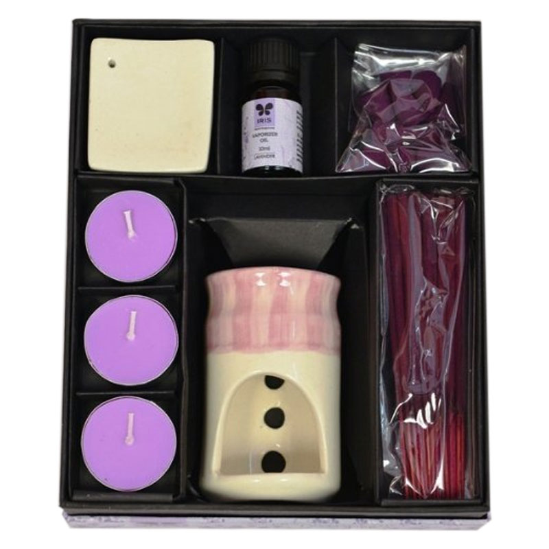 Iris Fragrance Vaporizer Diya Gift & Tealights
