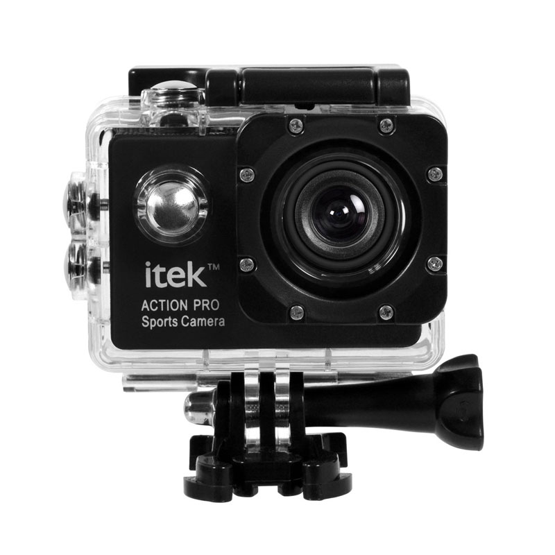 Itek by SoundLogic Caméra d'action haute définition 1080p, éui et  accessoires compris