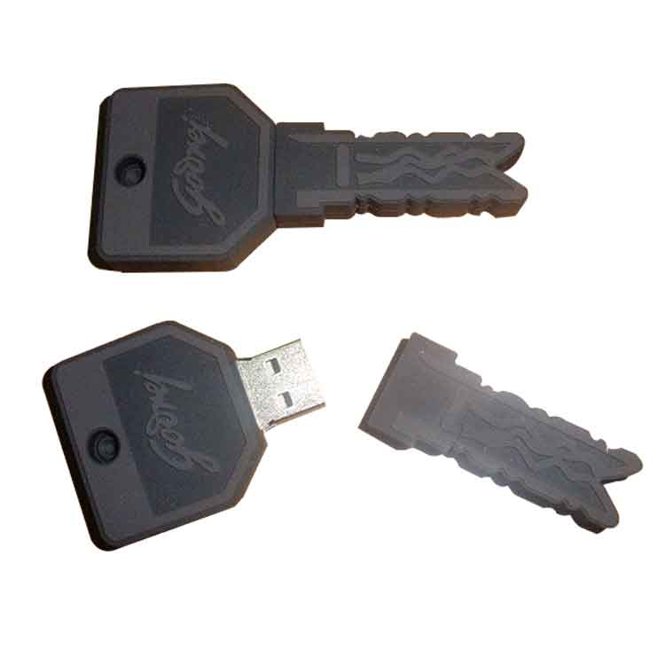 PVC Key Shaped Pen Drive