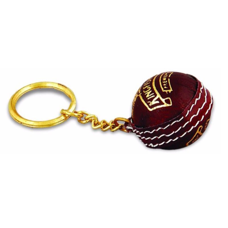 Mini Cricket Ball Keychain