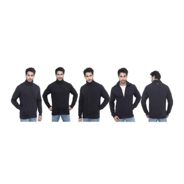 Monte Carlo Fleece Jacket with Zip - Grey