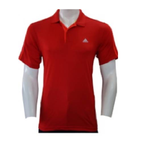 Adidas Collar Tshirt - Red