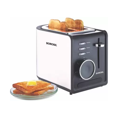 Borosil BTO850WSS21 850 W Pop Up Toaster