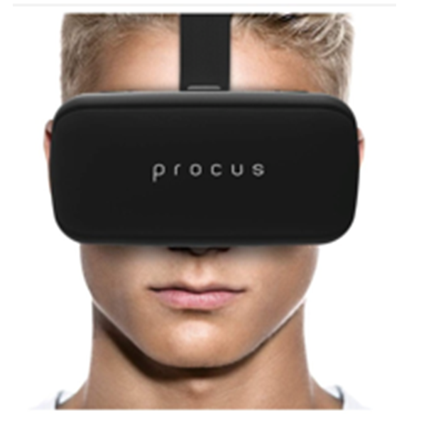 Procus ONE Virtual Reality Headset 40MM Lenses -For IOS and Android